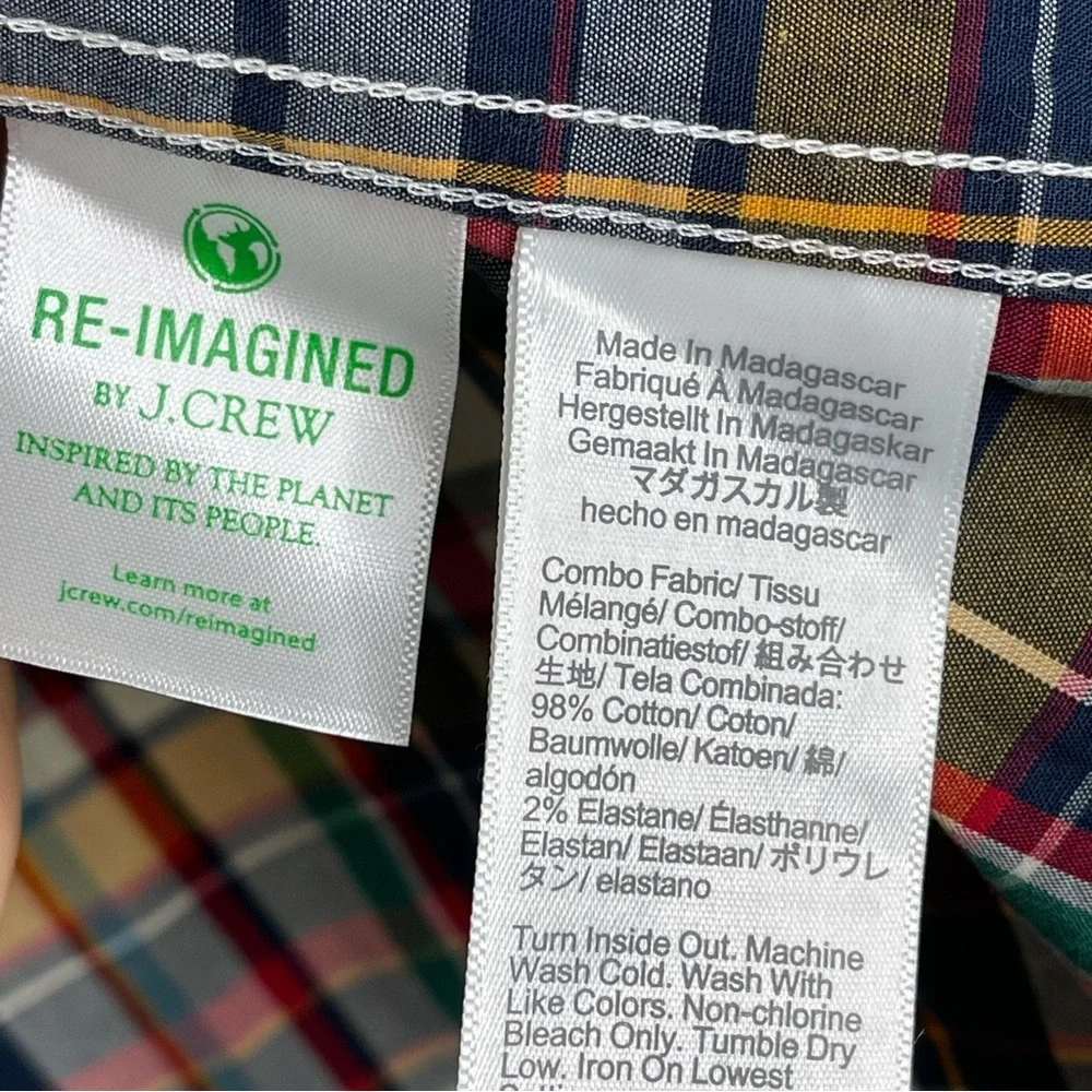J. Crew Slim Untucked flex washed casual shirt